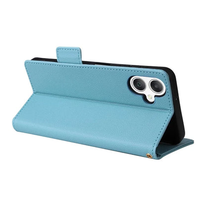 For Samsung Galaxy A06 Case Litchi Texture PU Leather Wallet Flip Phone Cover