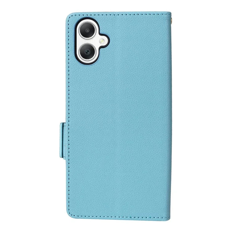 For Samsung Galaxy A06 Case Litchi Texture PU Leather Wallet Flip Phone Cover