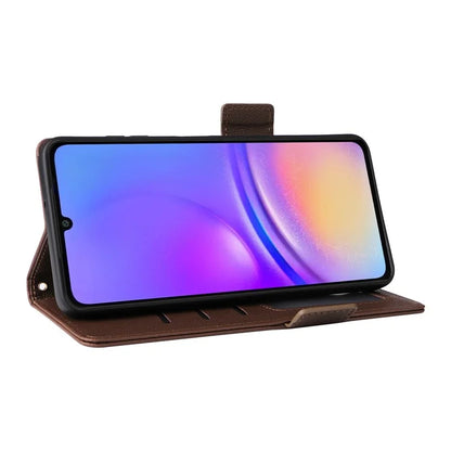For Samsung Galaxy A06 Case Litchi Texture PU Leather Wallet Flip Phone Cover