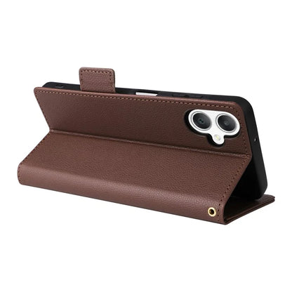 For Samsung Galaxy A06 Case Litchi Texture PU Leather Wallet Flip Phone Cover