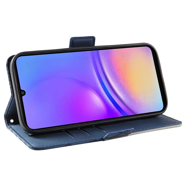 For Samsung Galaxy A06 Case Rhombus PU Leather Flip Phone Cover