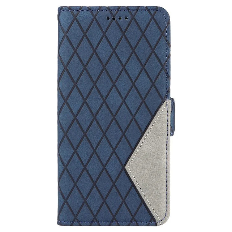 For Samsung Galaxy A06 Case Rhombus PU Leather Flip Phone Cover