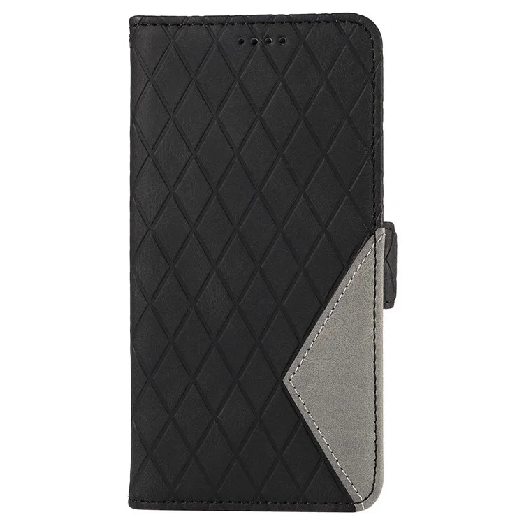 For Samsung Galaxy A06 Case Rhombus PU Leather Flip Phone Cover