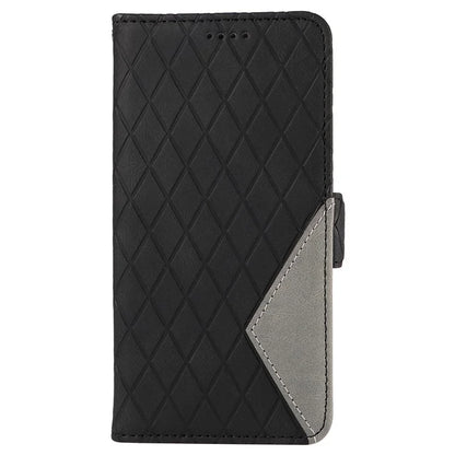 For Samsung Galaxy A06 Case Rhombus PU Leather Flip Phone Cover