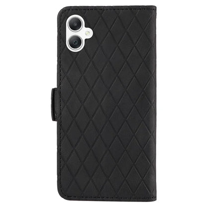 For Samsung Galaxy A06 Case Rhombus PU Leather Flip Phone Cover