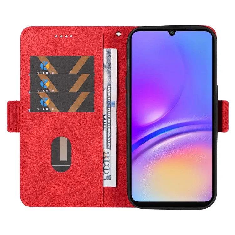 For Samsung Galaxy A06 Case Rhombus PU Leather Flip Phone Cover