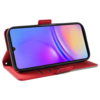 For Samsung Galaxy A06 Case Rhombus PU Leather Flip Phone Cover