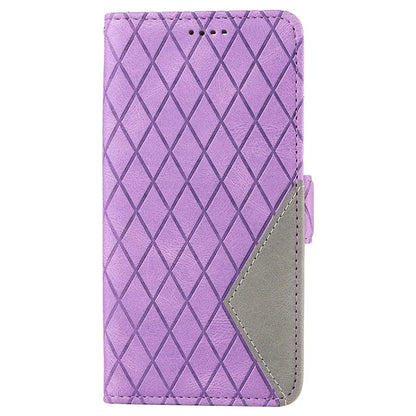 For Samsung Galaxy A06 Case Rhombus PU Leather Flip Phone Cover