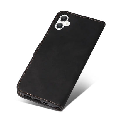 For Samsung Galaxy A06 Case Flip Wallet Leather Phone Cover 3 Color Splicing