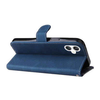 For Samsung Galaxy A06 Case Flip Wallet Leather Phone Cover 3 Color Splicing