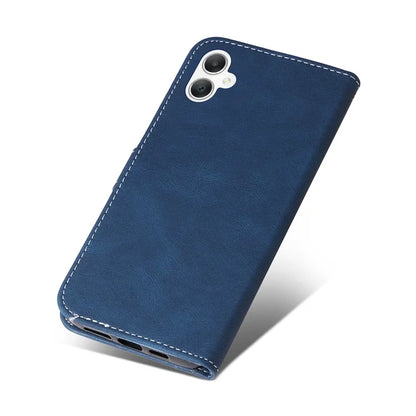 For Samsung Galaxy A06 Case Flip Wallet Leather Phone Cover 3 Color Splicing
