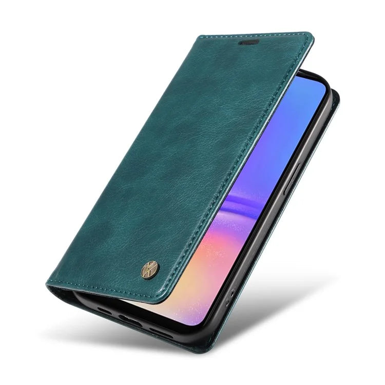 YIKATU YK-006 For Samsung Galaxy A06 Case Wallet Litchi Grain Leather Phone Cover Magnetic Auto-Absorbed