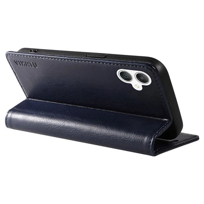 YIKATU YK-006 For Samsung Galaxy A06 Case Wallet Litchi Grain Leather Phone Cover Magnetic Auto-Absorbed