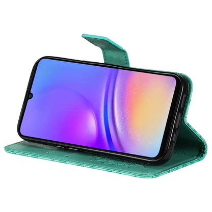 KT Imprinting Flower Series-1 For Samsung Galaxy A06 Case Sunflower Leather Wallet Folio Phone Cover