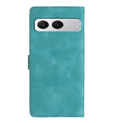 For OnePlus Nord 4 Case Leather Imprinted Flower Phone Cover Wallet with Wrist Strap