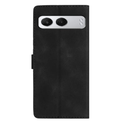 For OnePlus Nord 4 Case Leather Imprinted Flower Phone Cover Wallet with Wrist Strap