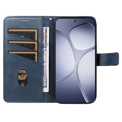 For Xiaomi Redmi K70 Ultra Case Leather Geometric Line Wallet Phone Cover with Wrist Strap
