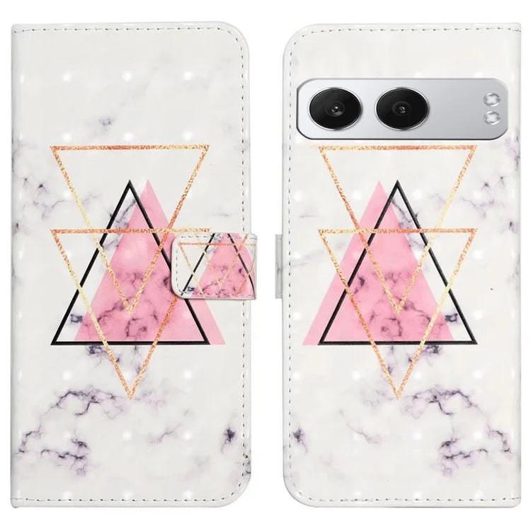 For OnePlus Nord 4 Case 3D Creative Pattern PU Leather Stand Phone Cover