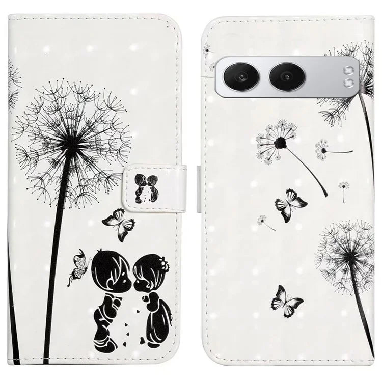 For OnePlus Nord 4 Case 3D Creative Pattern PU Leather Stand Phone Cover