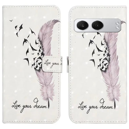 For OnePlus Nord 4 Case 3D Creative Pattern PU Leather Stand Phone Cover