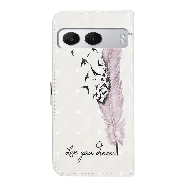 For OnePlus Nord 4 Case 3D Creative Pattern PU Leather Stand Phone Cover