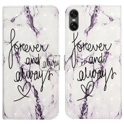 For Sony Xperia 10 VI Case 3D Creative Pattern PU Leather Stand Phone Cover