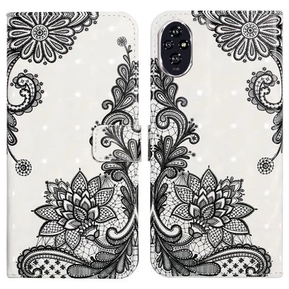 For Honor 200 Pro 5G Case 3D Creative Pattern PU Leather Stand Phone Cover