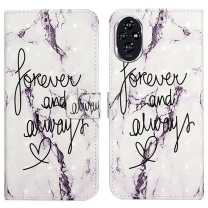 For Honor 200 Pro 5G Case 3D Creative Pattern PU Leather Stand Phone Cover