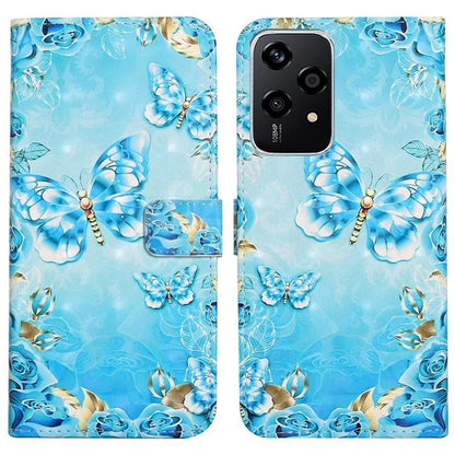 For Honor 200 Lite Case 3D Creative Pattern PU Leather Stand Phone Cover