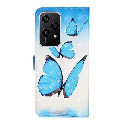 For Honor 200 Lite Case 3D Creative Pattern PU Leather Stand Phone Cover