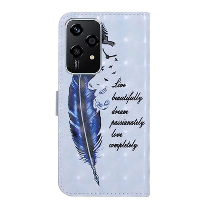For Honor 200 Lite Case 3D Creative Pattern PU Leather Stand Phone Cover