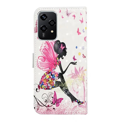 For Honor 200 Lite Case 3D Creative Pattern PU Leather Stand Phone Cover