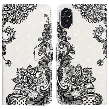 For Honor 200 5G Case 3D Creative Pattern PU Leather Stand Phone Cover