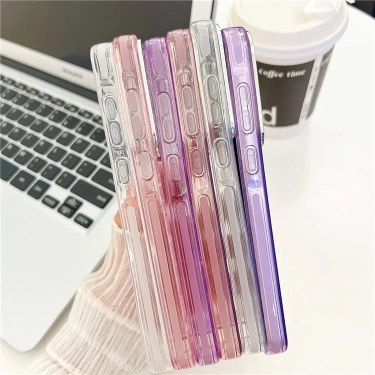 For Samsung Galaxy S24 Case IMD Design Shockproof PC+TPU Phone Cover with Glass Lens Film