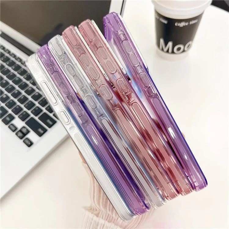 For Samsung Galaxy S24 Case IMD Design Shockproof PC+TPU Phone Cover with Glass Lens Film