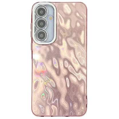 For Samsung Galaxy S24 Case IMD Design Shockproof PC+TPU Phone Cover with Glass Lens Film