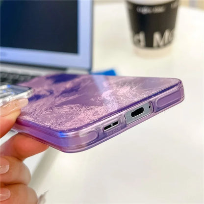 For Samsung Galaxy S24 Case IMD Design Shockproof PC+TPU Phone Cover with Glass Lens Film