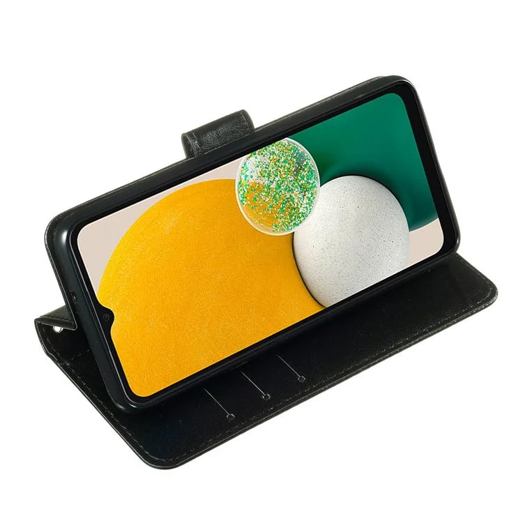 For Samsung Galaxy A06 Case PU Leather Flip Phone Cover Wallet Card Slot Holder