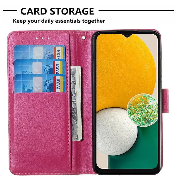 For Samsung Galaxy A06 Case PU Leather Flip Phone Cover Wallet Card Slot Holder