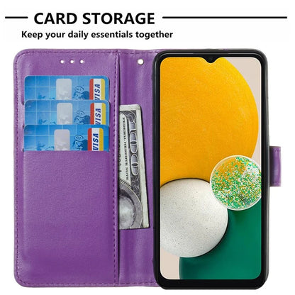 For Samsung Galaxy A06 Case PU Leather Flip Phone Cover Wallet Card Slot Holder