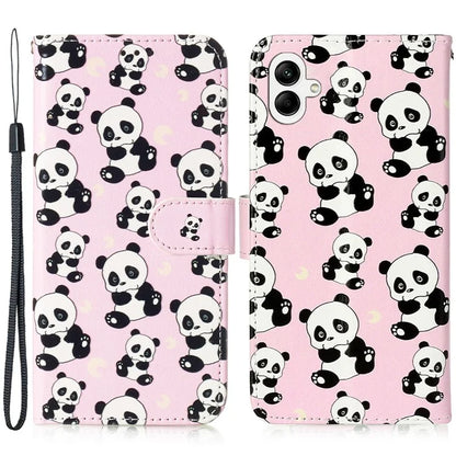 For Samsung Galaxy A06 Case Pattern Leather Wallet Phone Cover with Card Holder