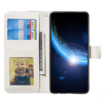 For Samsung Galaxy A06 Case Pattern Leather Wallet Phone Cover with Card Holder