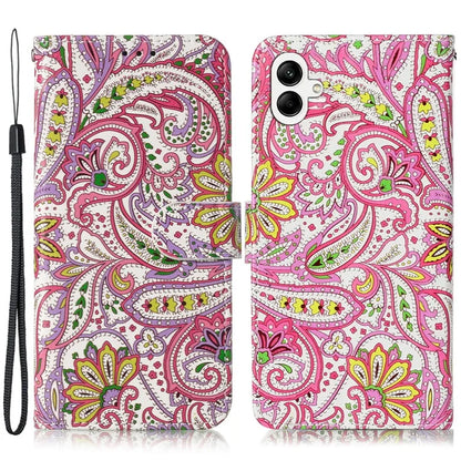For Samsung Galaxy A06 Case Pattern Leather Wallet Phone Cover with Card Holder