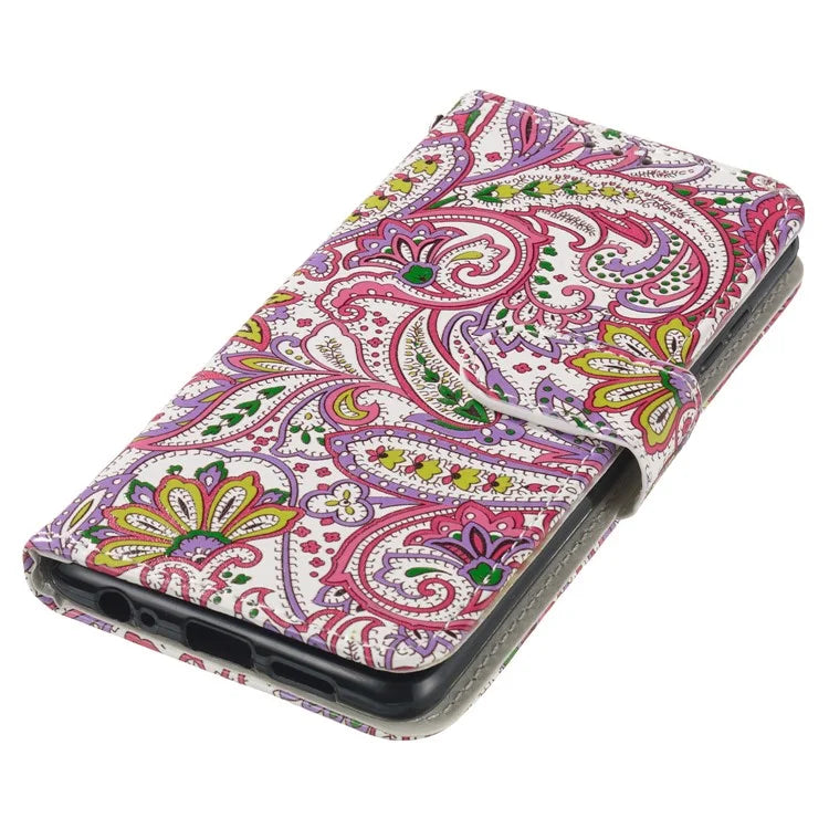 For Samsung Galaxy A06 Case Pattern Leather Wallet Phone Cover with Card Holder