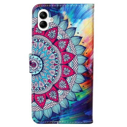 For Samsung Galaxy A06 Case Pattern Leather Wallet Phone Cover with Card Holder