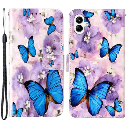 For Samsung Galaxy A06 Case Pattern Leather Wallet Phone Cover with Card Holder