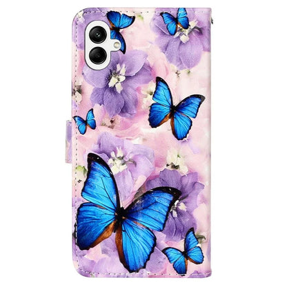 For Samsung Galaxy A06 Case Pattern Leather Wallet Phone Cover with Card Holder