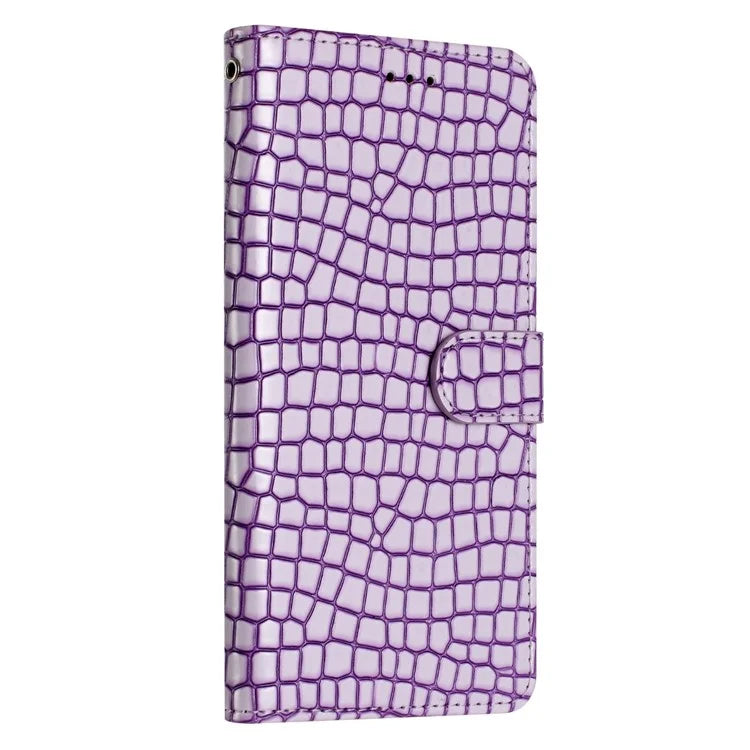 For Samsung Galaxy A06 Case Classic Crocodile Pattern PU Leather Phone Cover