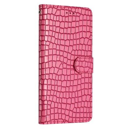 For Samsung Galaxy A06 Case Classic Crocodile Pattern PU Leather Phone Cover