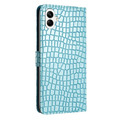 For Samsung Galaxy A06 Case Classic Crocodile Pattern PU Leather Phone Cover